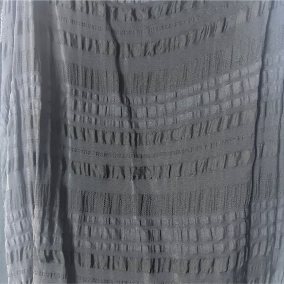 Black Sleeveless Sheer Layered Tank Top By Pure DKNY Womens M - Picture 5 of 5